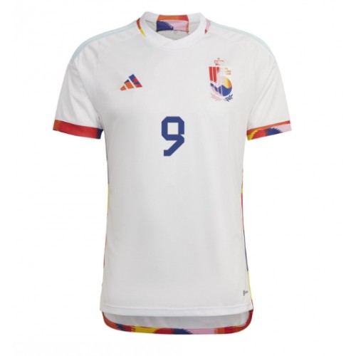 Belgium Romelu Lukaku #9 Replica Away Stadium Shirt World Cup 2022 Short Sleeve